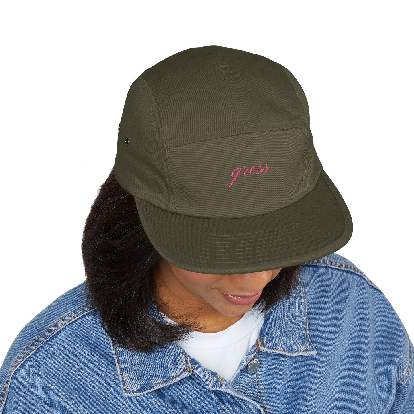 gross – Five Panel Hat Tan/Black