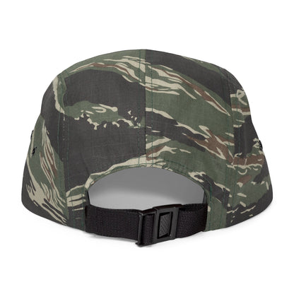 no. – 5 Panel Cap in Pink/Black