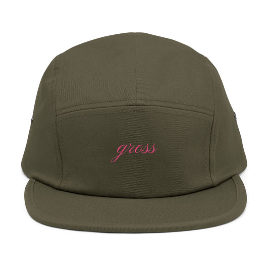 gross – Five Panel Hat Tan/Black