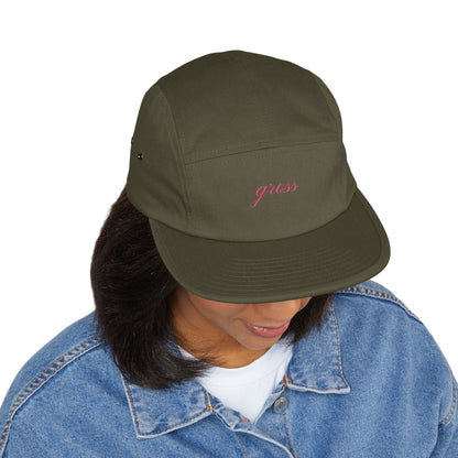 gross – Five Panel Hat Tan/Black